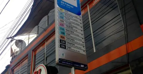 PARADERO SITP IED PALERMO  024A00 BOGOTÁ